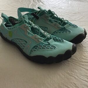 Women's Aqua Athletic Shoes NWOT